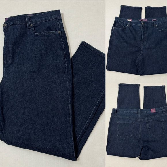 Gloria Vanderbilt Sz 20W Tall Amanda Classic High Rise Tapered Jeans - Picture 4 of 14
